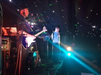 Band on stage